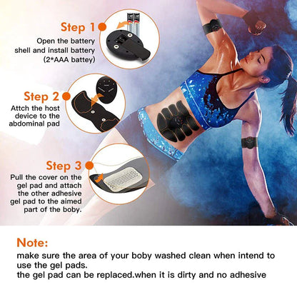 FitPulse™ EMS Ab Trainer: Muscle Toning Stimulator Belt