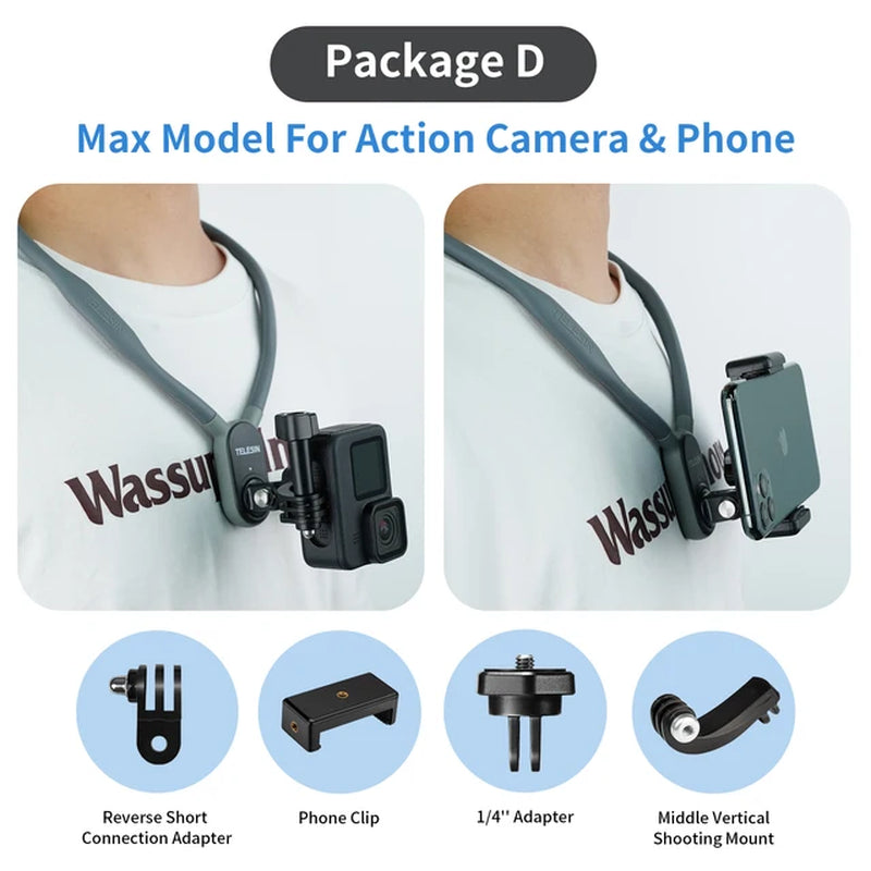 NexGrip™ Neck Mount for GoPro & Action Cameras