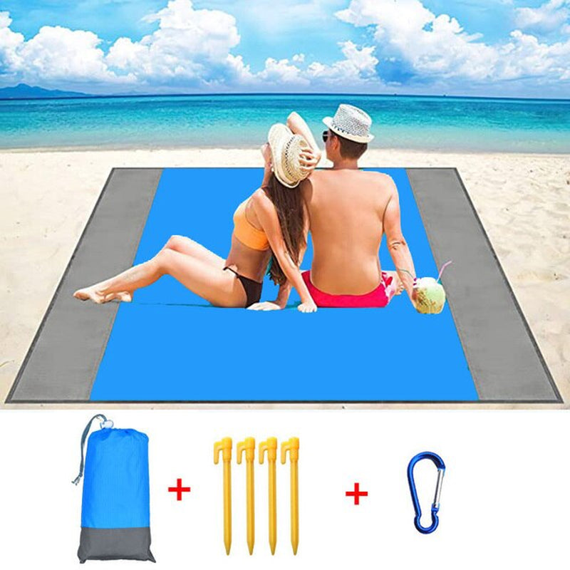 Sandscape™ Oversized Sand-Free Beach Mat: Your Ultimate Companion for Outdoor Adventures, Travel, Camping, and Picnics!