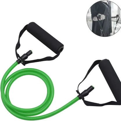 RexCore™ 5-Level Resistance Yoga Bands: Elastic Exercise Tubes for Home Workouts