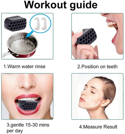 JawSculpt™ Facial Fitness Ball: Jawline Muscle Trainer & Double Chin Reducer