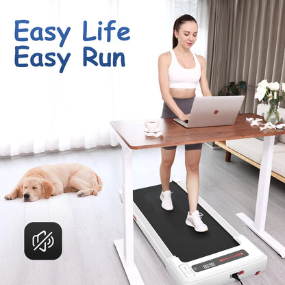 FitStride™ Under Desk Walking Pad: 2.25HP Portable Mini Treadmill with Remote Control