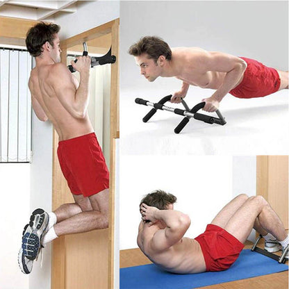 FitFlex™ Adjustable Doorway Pull-Up Bar: Home Gym Workout Equipment