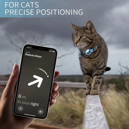 TrackGuard™ Anti-Lost Pet Collar: Waterproof Reflective Collar for Apple AirTag