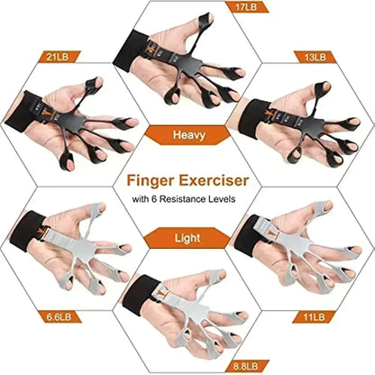 GripMaster™ Silicone Hand Strengthener: Grip Trainer & Finger Exercise Stretcher