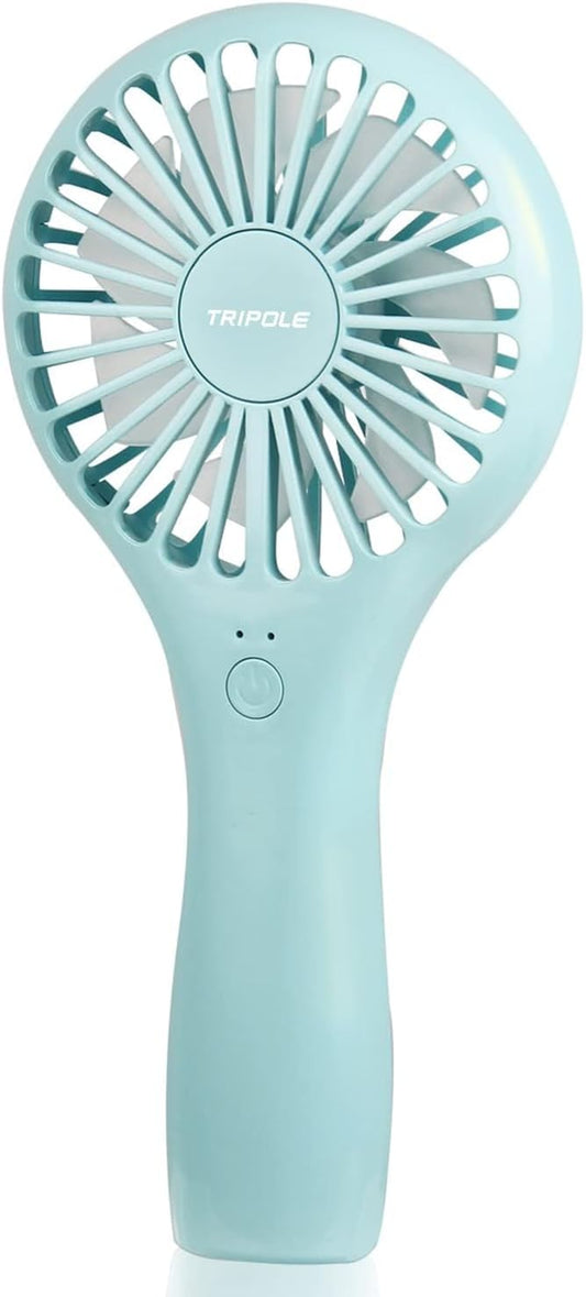 BreezeBliss™ Mini Handheld Fan: Portable USB Rechargeable Eyelash Fan