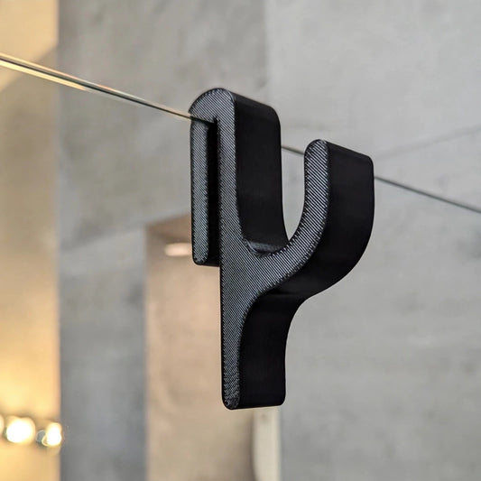 No-Drill Shower Door Hook