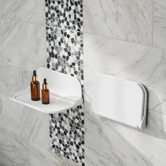 No-Drill Folding Wall Shelf